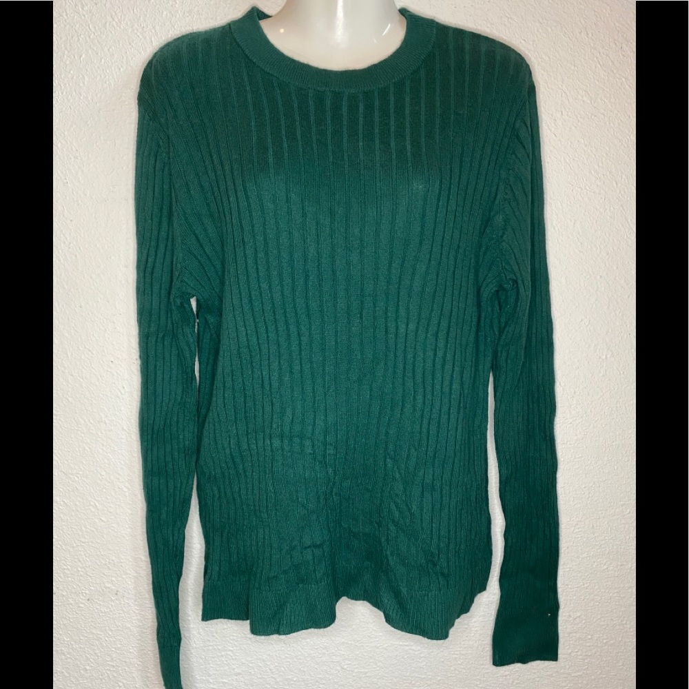 Ava & Viv Green Crew Neck Sweater 14